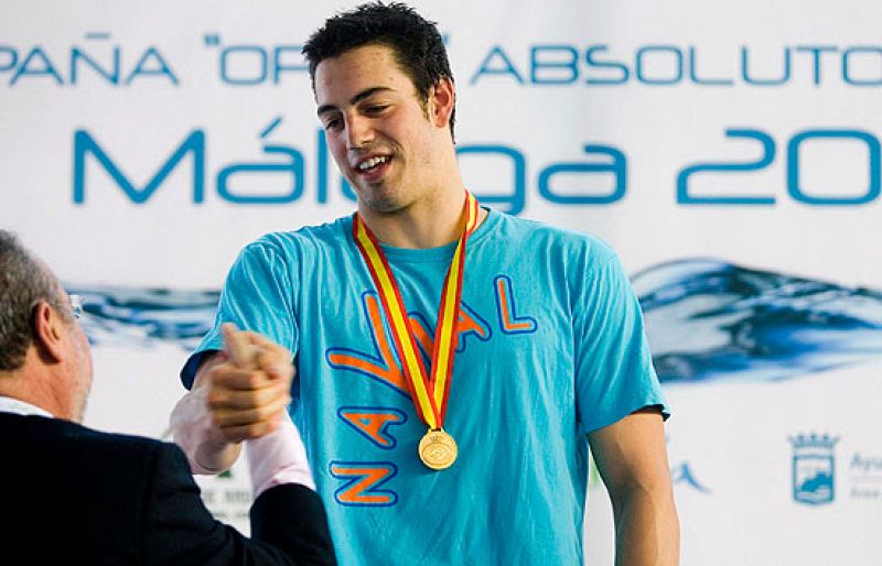 Rafa Muñoz se ha proclamado en los campeonatos de España de natación como una auténtica alternartiva al americano Phelps.