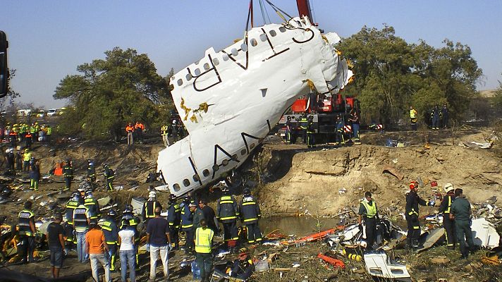 Telediario 1 - Se cumplen diez años del accidente de Spanair