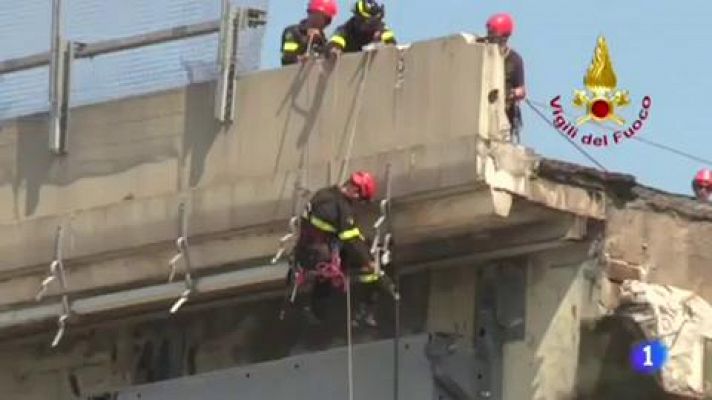 En Italia se da por finalizada la búsqueda de más víctimas entre los hierros del puente Morandi 