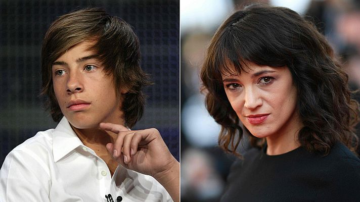 Telediario 1 - Asia Argento fue acusada de abusos por un menor