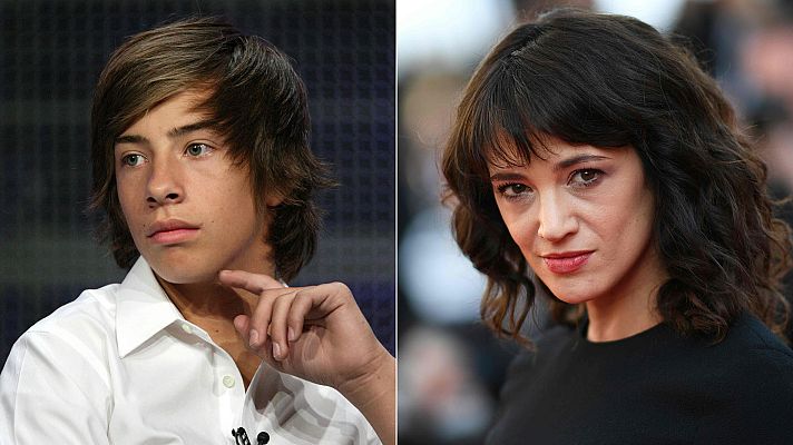 Telediario 1 - Asia Argento fue acusada de abusos por un menor