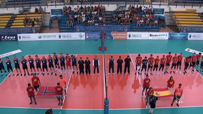 Voleibol - Clasificación Cto. Europa Masc.3ª jornada: España-Noruega