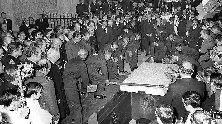 Telediario 1 - Gabino Abánades, el enterrador de Franco