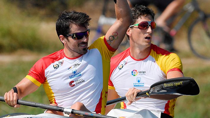 Piragüismo - Mundiales de piragüismo. Bronce del K4 1.000m español, con doblete de Cubelos y Peña
