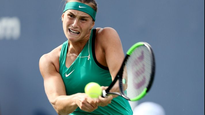 Tenis - WTA Torneo New Haven Final: A. Sabalenka - C. Suárez