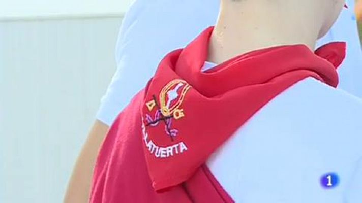 Telediario 1 - Una forma curiosa de venerar a uno de los hijos más ilustres de la Comarca de Estella