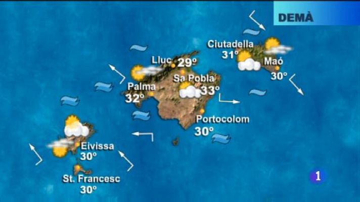 Informatiu Balear - El temps a les Illes Balears - 27/08/18