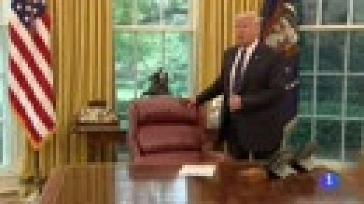 Telediario 1 - Estados Unidos y México cierran su acuerdo comercial y presionan a Canadá para renovar el TLCAN