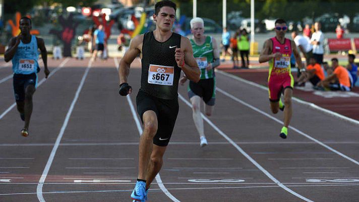 Telediario 1 - Hortelano no logra el objetivo de batir sus récords