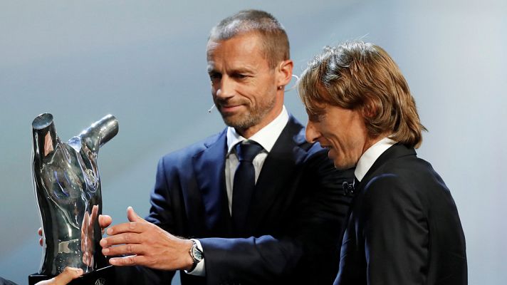 Luka Modric y el Madrid copan los premios de la UEFA 2017-2018