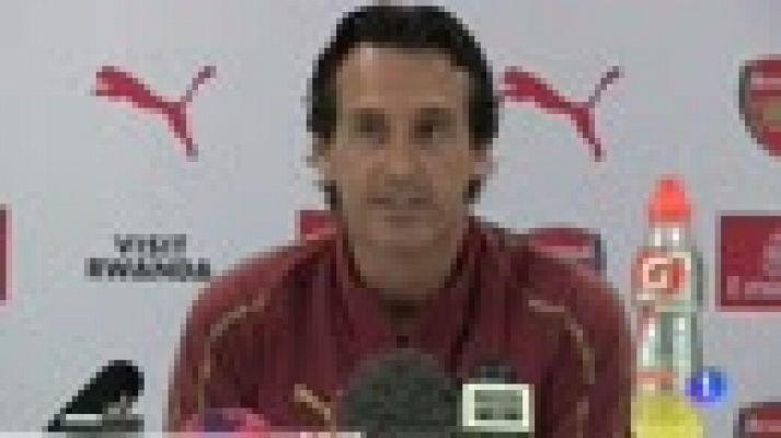 Telediario 1 - La divertida situación que vivió Unai Emery en rueda de prensa