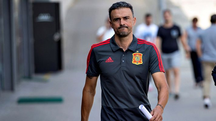 Telediario 1 - Luis Enrique a TVE: "Vamos a ser una selección que tenga más el balón que su rival"