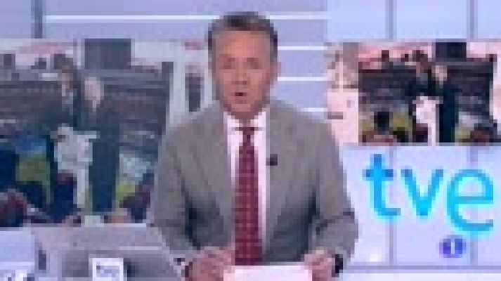 Telediario 1 - Entrenamiento y presentación de Mariano en su regreso al Real Madrid