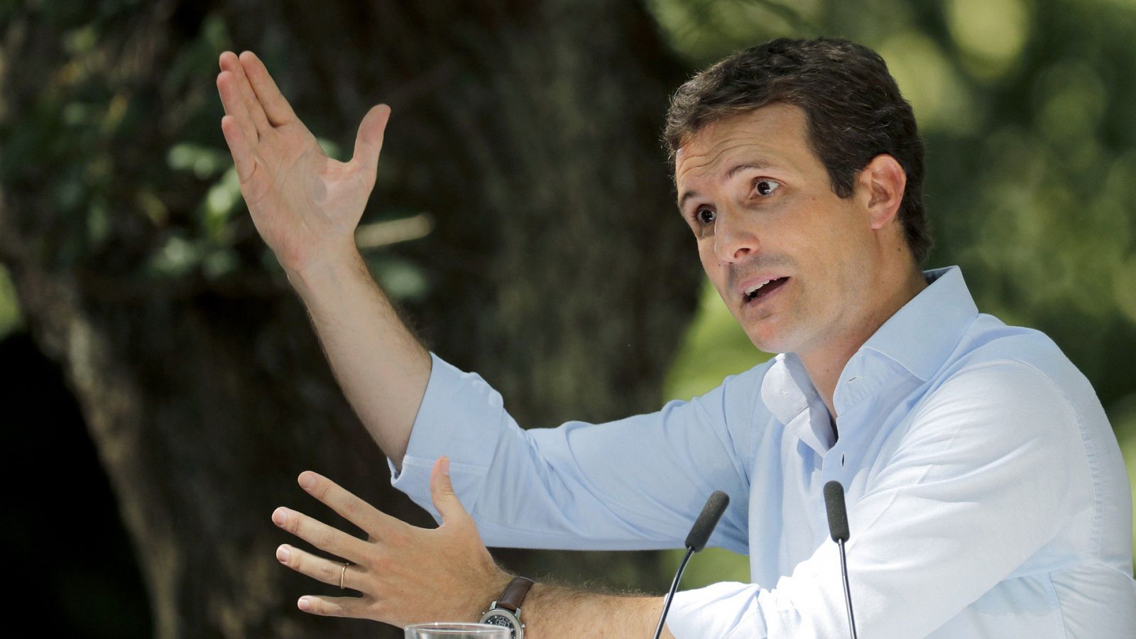 Casado acusa al Gobierno de inacción ante la crispación generada por los independentistas en Cataluña