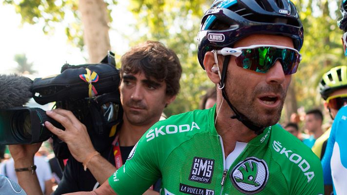Vuelta ciclista a España - Vuelta 2018 | Valverde: "Sé que estoy bien, pero la victoria me ha sorprendido"