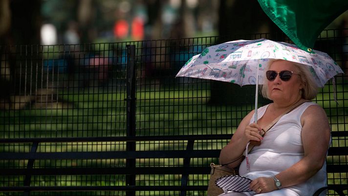 El tiempo - Calor en valles del Tajo y Guadiana y chubascos en el sur de Cataluña