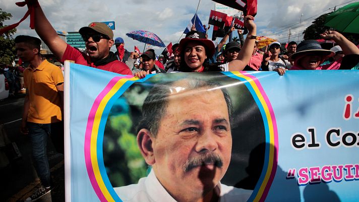 Telediario 1 - Críticas a Daniel Ortega tras expulsar de Nicaragua a un equipo de Naciones Unidas