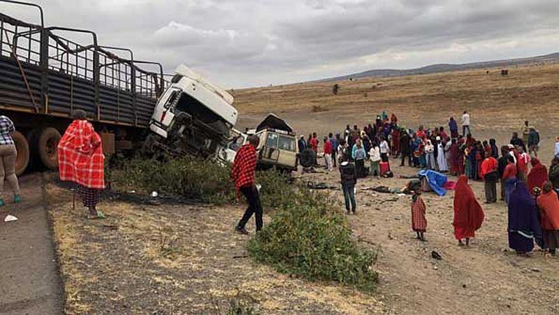 Accidente de tráfico en Tanzania