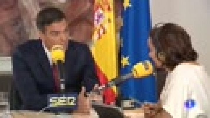 Telediario 1 - Sánchez apuesta por un referéndum de "autogobierno" en Cataluña