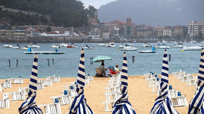 El tiempo - Probables chubascos y tormentas fuertes o muy fuertes en el tercio norte peninsular. Intervalos de viento fuerte en el litoral noroeste de Galicia, y en las islas occidentales de Canarias