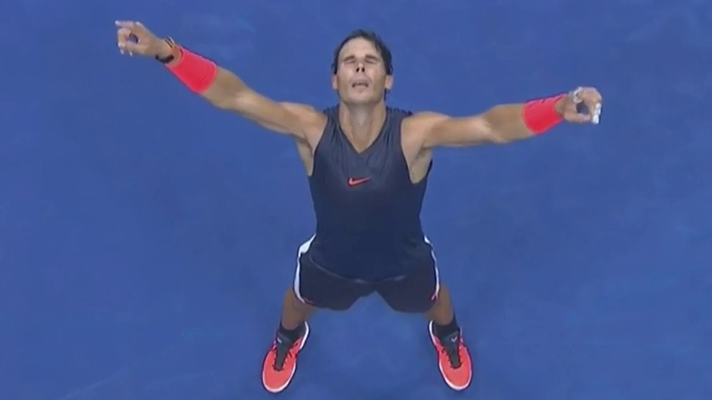 Telediario 1 - Nadal a semifinales tras remontar un 6-0 en el primer set