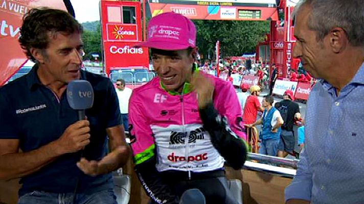 Vuelta RTVE | Rigoberto Urán: "La prioridad es la Vuelta, ganar una etapa y estar bien en la general"