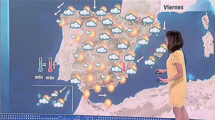 El tiempo - Tormentas en el Pirineos, en el Cantabrico y en el Sistema Ibérico