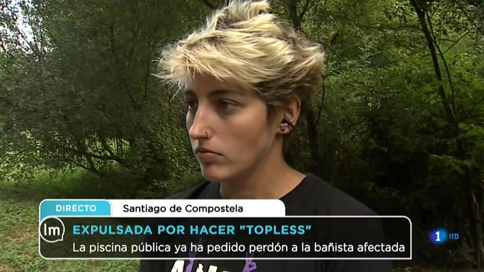 La Mañana - Una mujer es expulsada de una piscina por hacer topless