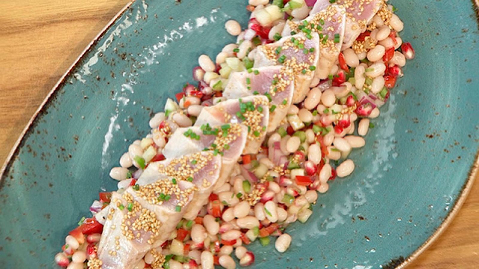 Torres en la cocina - Ensalada de alubias