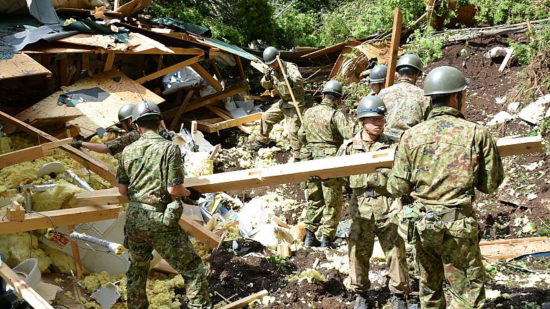 Un terremoto en Hokkaido (Japón) deja al menos nueve muertos y 30 desaparecidos