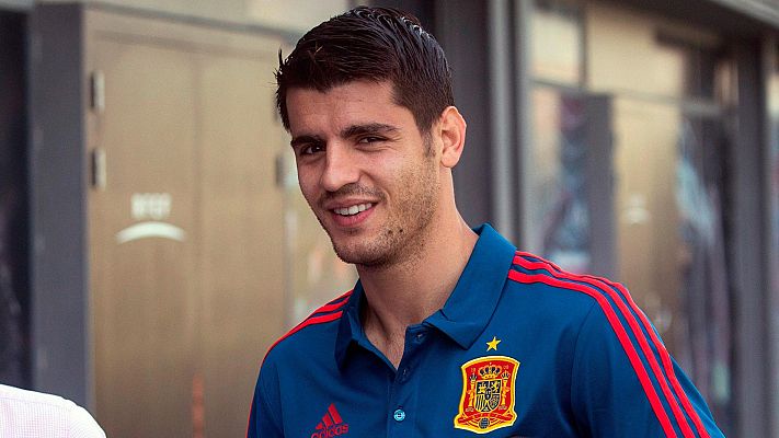 Telediario 1 - Morata nos enseña su lugar de reposo
