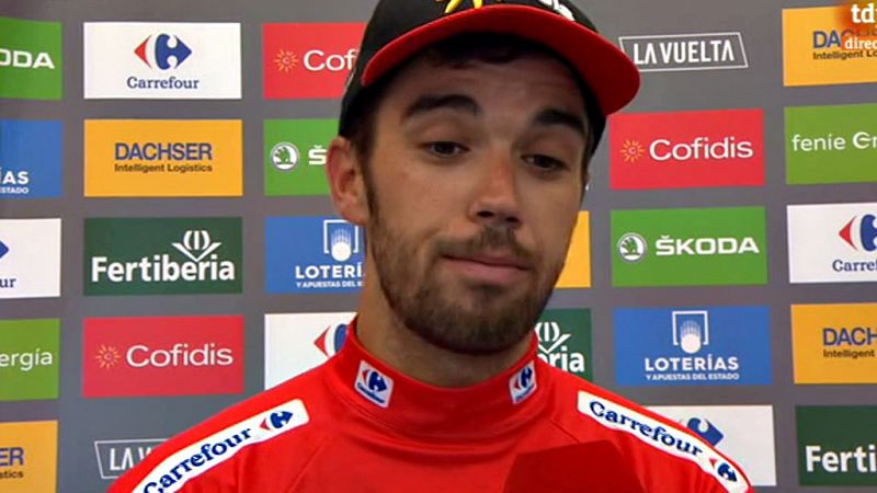 El espaol Jess Herrada (Cofidis), nuevo lder de La Vuelta a Espaa 2018 tras integrarse en una fuga que lleg con xito a Estaca de Bares, afirm que es "un premio" que llevaba "tiempo buscando".