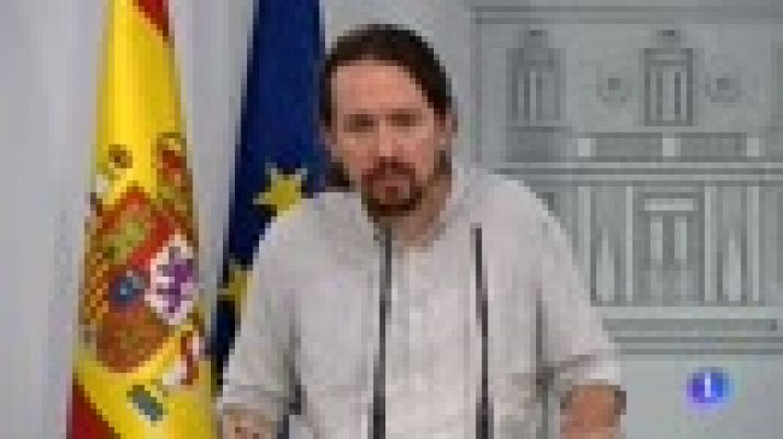 Telediario 1 - Iglesias ve posible un acuerdo para los Presupuestos en octubre tras su reunión con Sánchez