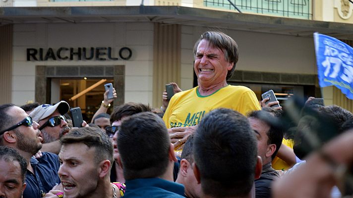 Apuñalado el candidato ultraderechista brasileño Jair Bolson