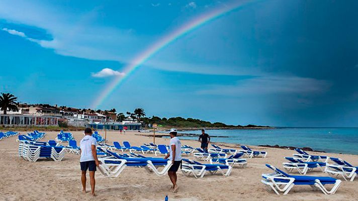 Fuertes tormentas en Valencia, Murcia, Baleares, Navarra y Aragón          