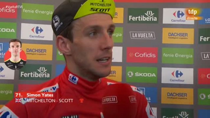 Vuelta 2018 | Simon Yates: "Ojalá pueda estar en los Lagos de Covadonga como en Les Praeres"