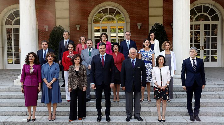 Telediario 1 - El Ejecutivo de Pedro Sánchez cumple 100 días en el poder