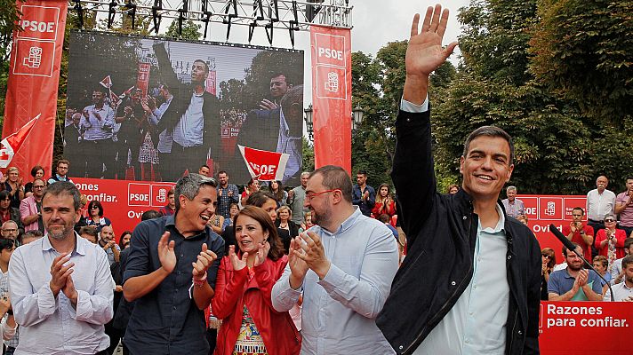 Telediario 1 - Sánchez dice que en sus primeros cien días de Gobierno se ha centrado en la "justicia social"