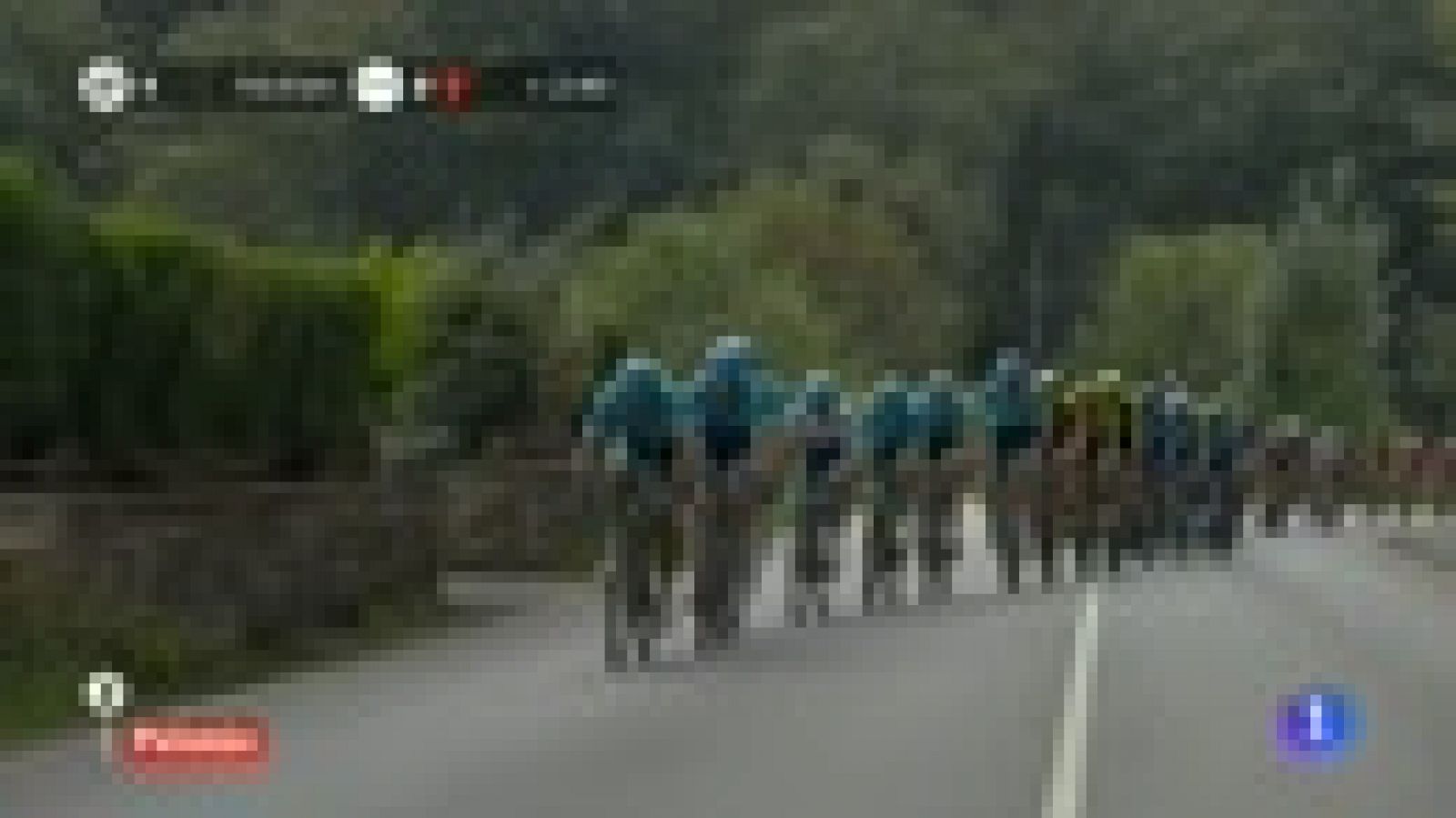 El francés Pinto se hizo con la victoria en los Lagos de Covadonga, en una etapa en la que Valverde se ha postulado para el triunfo final de una Vuelta que sigue liderando Simon Yates.