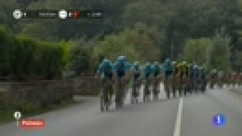 El franc�s Pinto se hizo con la victoria en los Lagos de Covadonga, en una etapa en la que Valverde se ha postulado para el triunfo final de una Vuelta que sigue liderando Simon Yates.