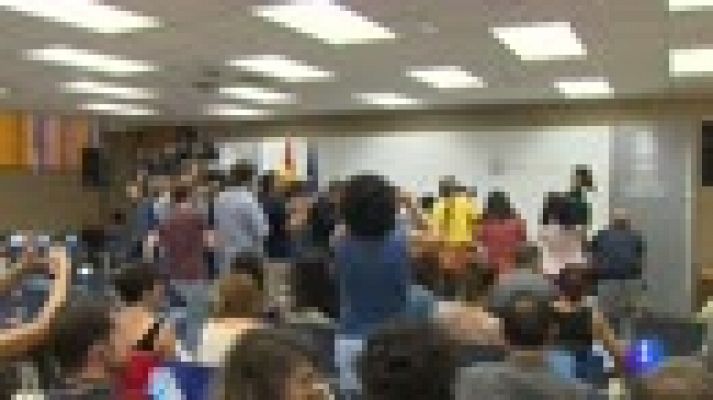 Telediario 1 - Montón niega irregularidades en su máster de la URJC