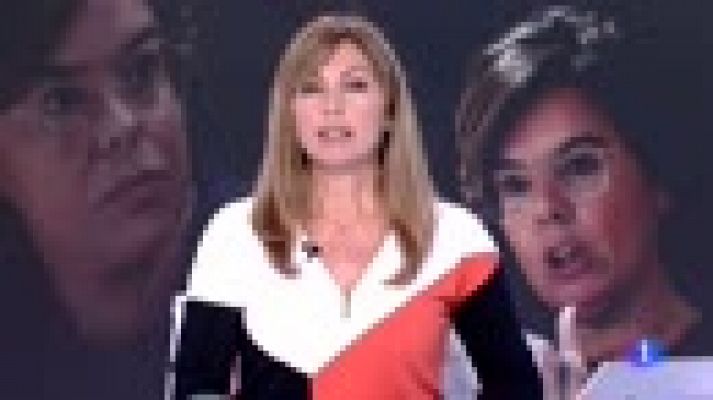 Telediario 1 - Sáenz de Santamaría abandona la política