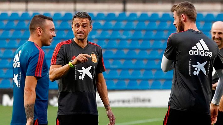 Telediario 1 - De Gea, socio del Elche y otras curiosidades del España - Croacia