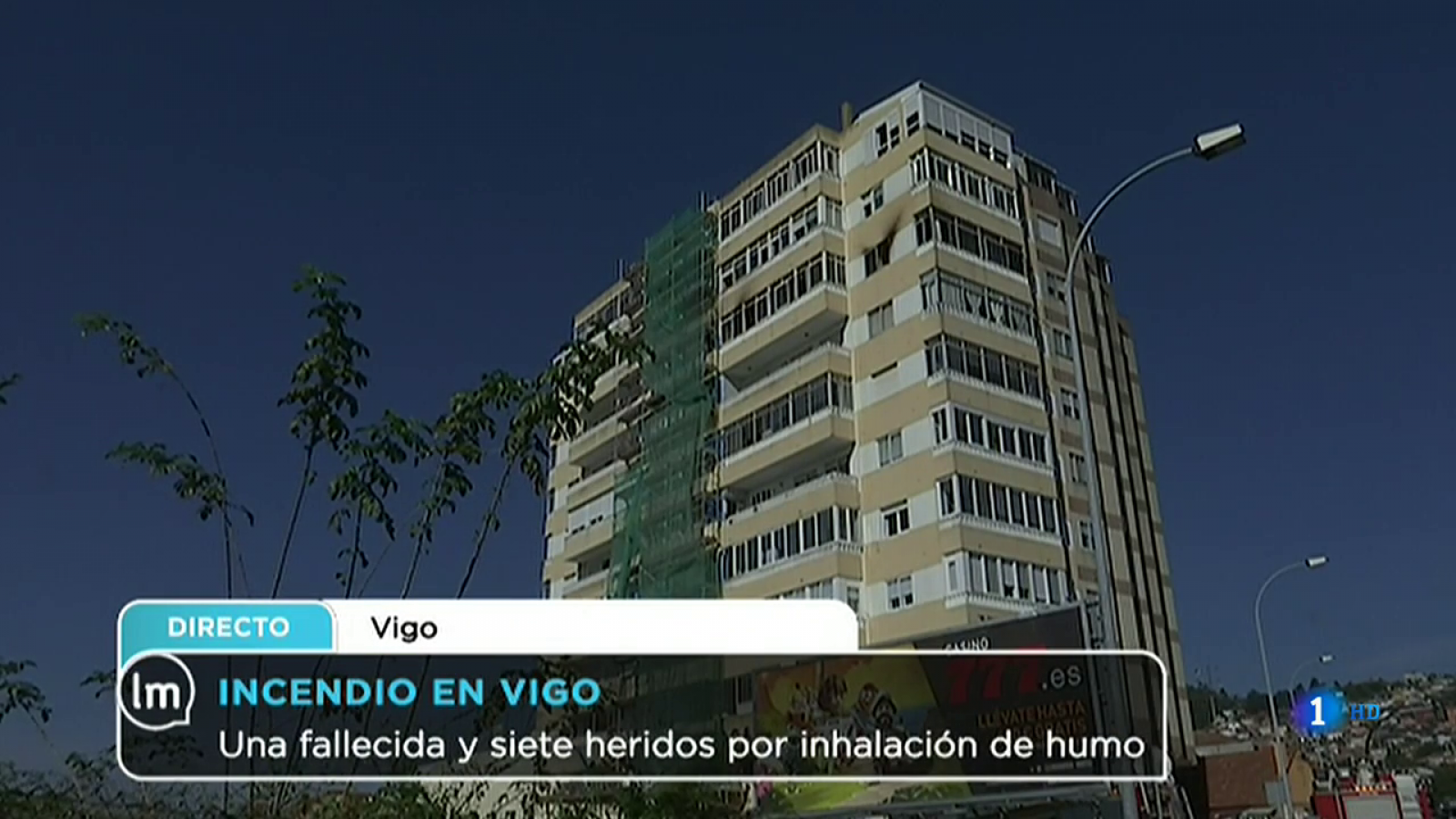 La Mañana - Una fallecida y siete heridos por inhalación de humo en Vigo
