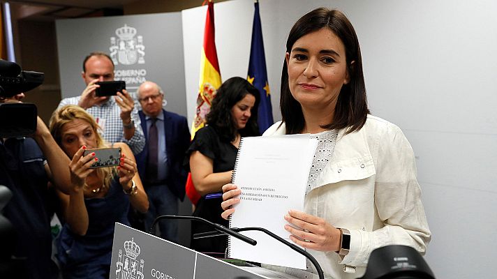 Telediario 1 - Crece la presión interna en el PSOE para que dimita Montón