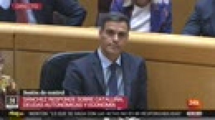 Informativo 24h - Sánchez y Cosidó se enzarzan en el Senado por "el diálogo" en la gestión de la crisis en Cataluña