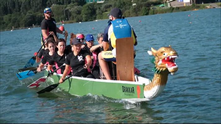 Campeonato de España Barco Dragón desde Trasona (Asturias)