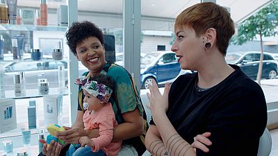 Rhoda y Claudia - Laura y Marco - Teresa y Héctor 