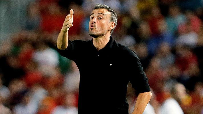 Luis Enrique, ovacionado en Elche