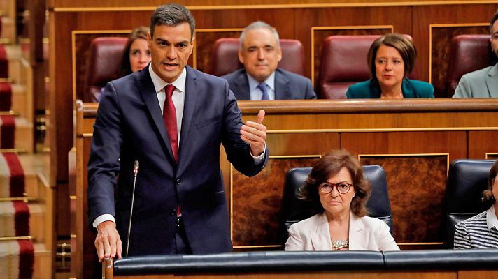 Informativo 24h - Sanchez alaba la "ejemplaridad" de Montón por su dimisión y Rivera le pide que publique su tesis